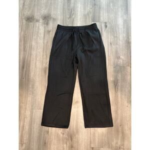 Pinspark Women's Black Wide Leg Sweatpant Size PXL
